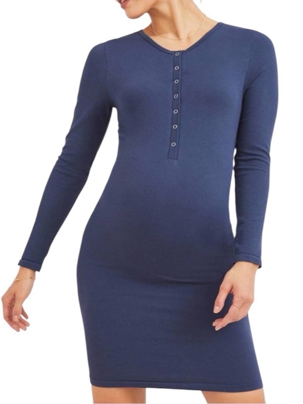 HATCH The Body Rib Mini Dress